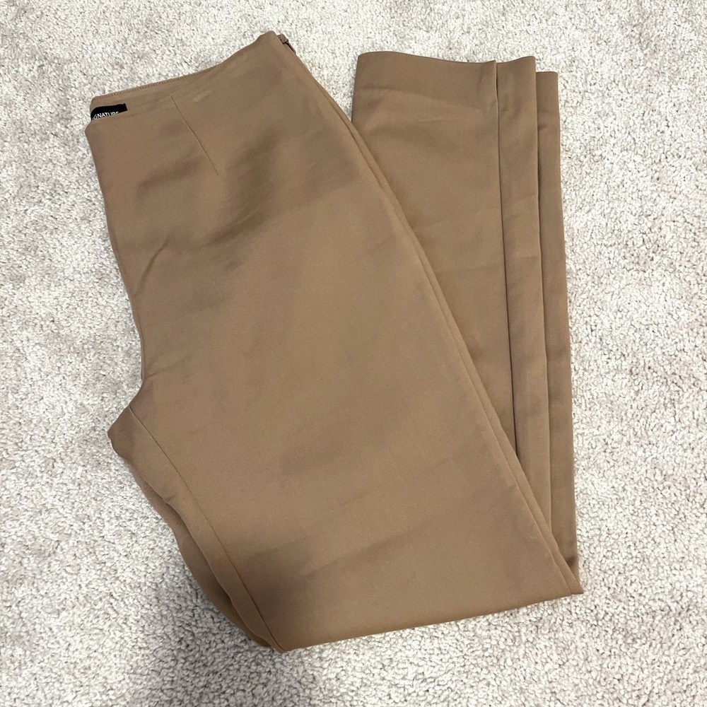 𝅺luxe by Eric Signature‎ Women’s Camel Brown Pants Size 4P